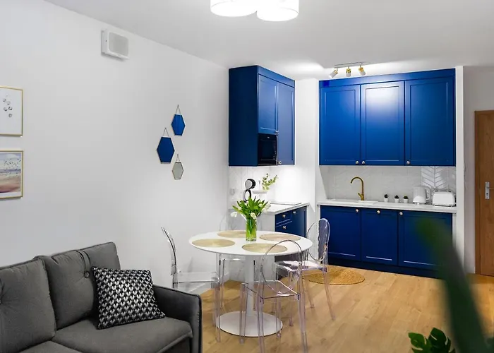 Blue Mare Dubai Kasprowicza 20b, Free Parking, Pool, Jacuzzi, Sauna, Gym Lägenhet *